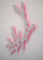 Glyph (White/Pink) 2013 by Katy Bowman